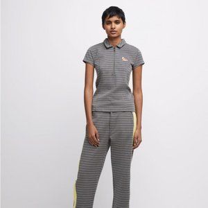 Maison Kitsune Fitted Zipped Polo